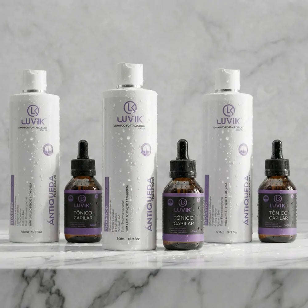 Shampoo Antiqueda e Tônico | DHT-Safe™