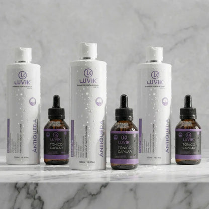 Shampoo Antiqueda e Tônico | DHT-Safe™