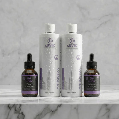 Shampoo Antiqueda e Tônico | DHT-Safe™