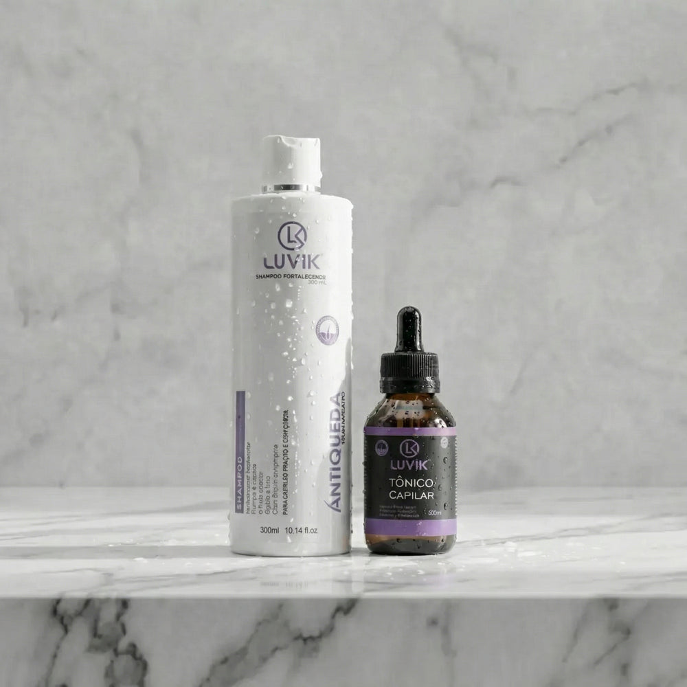 Shampoo Antiqueda e Tônico | DHT-Safe™