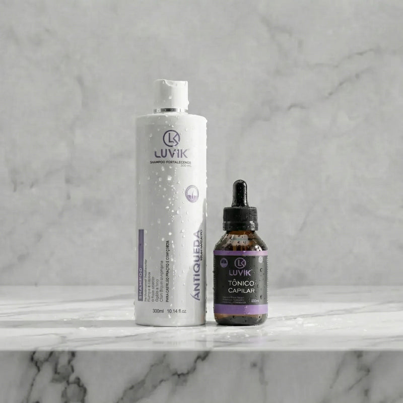 Shampoo Antiqueda e Tônico | DHT-Safe™